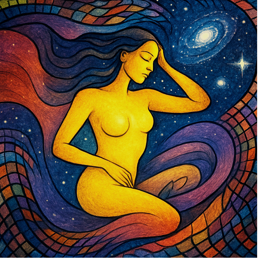 Lady In The Stained Glass